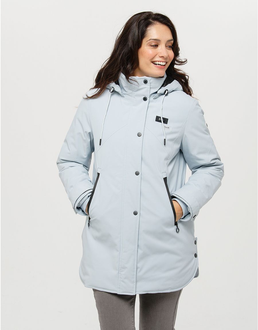 Parka bleu imperméable