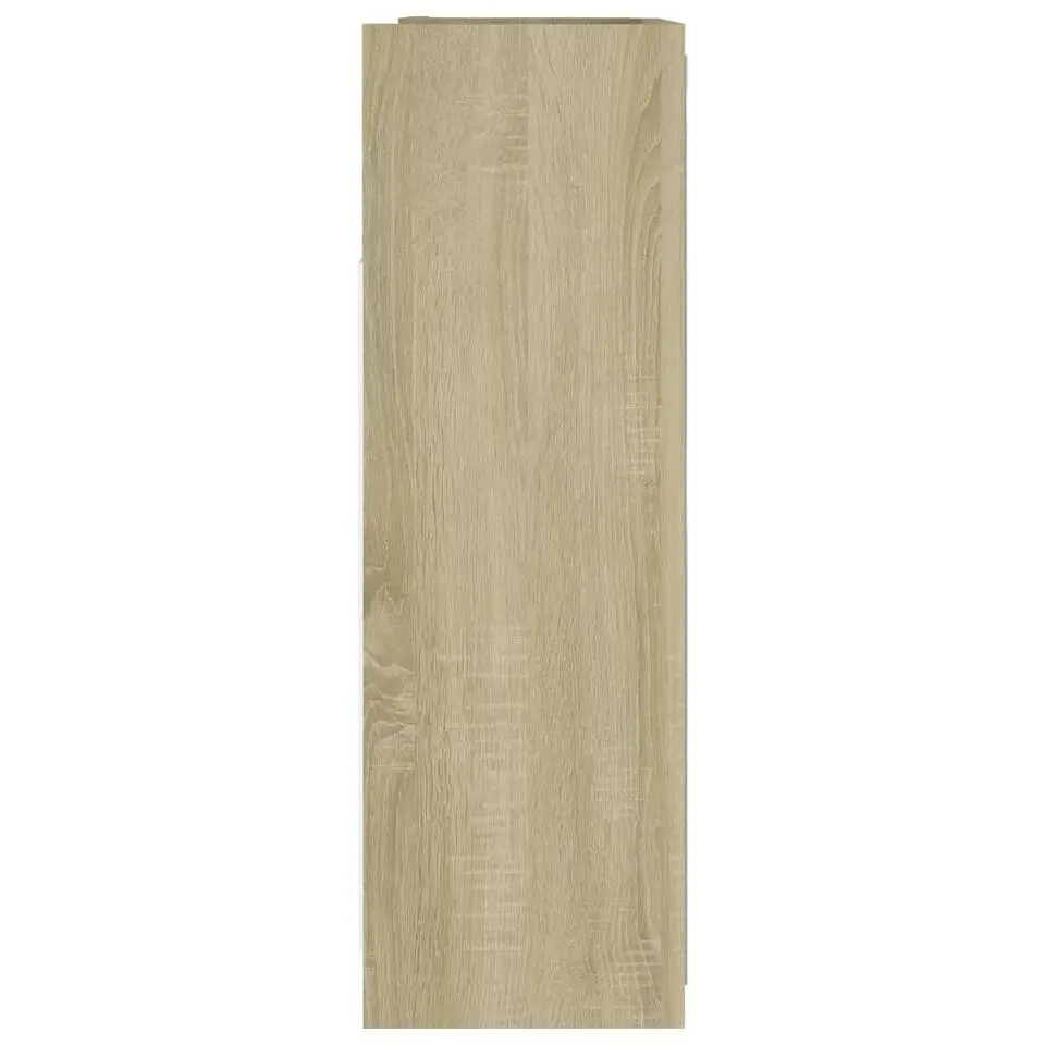 vidaXL - Spiegelkast - Bruin - Bewerkt hout