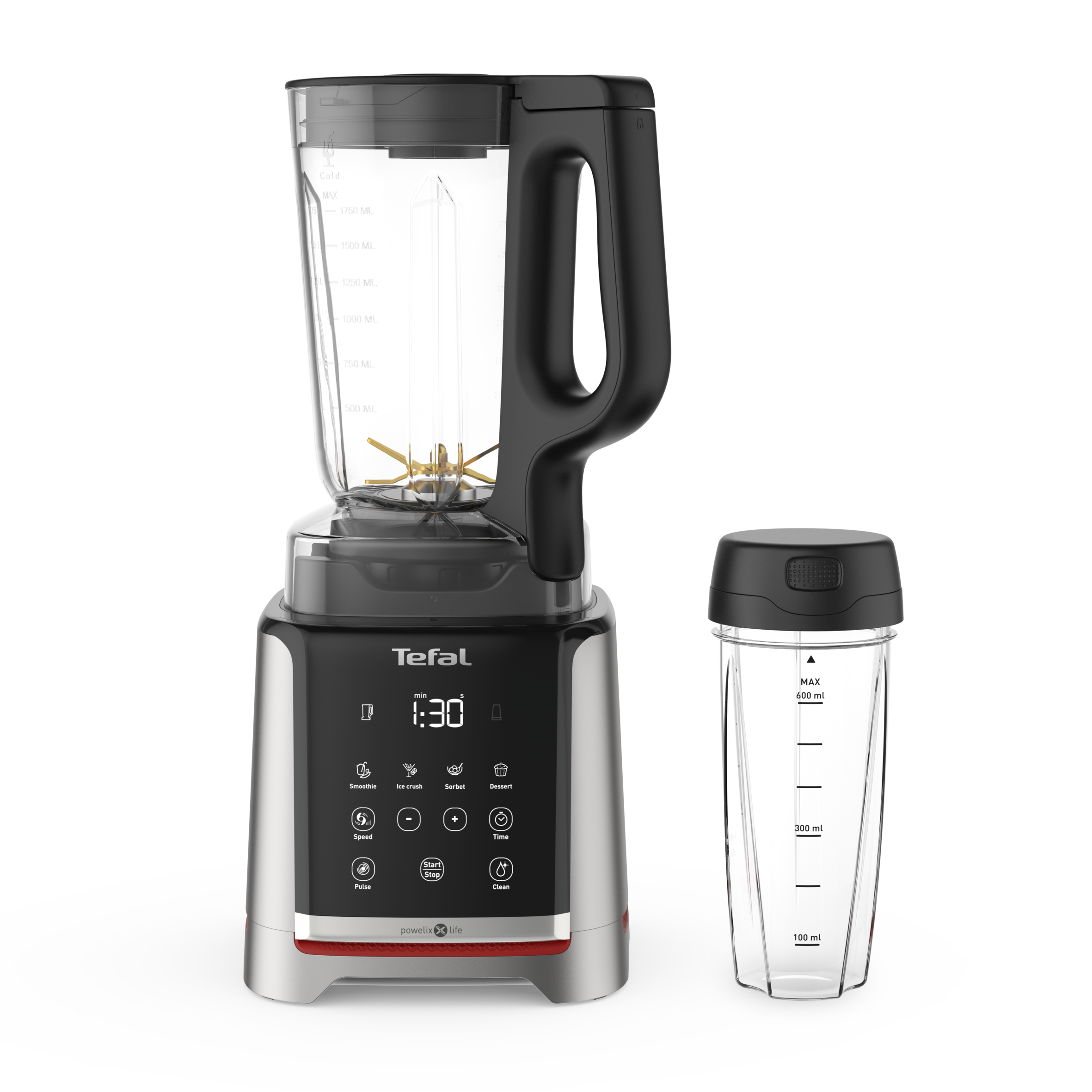 InfinyMix+ BL91HD High speed blender - 5 programma's - 1600 W - 1,75 L