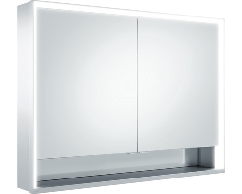 KEUCO Royal Lumos spiegelkast 100 x 16,5 x 73,5 cm, gespiegeld, 2-deurs, LED, IP 24, 713