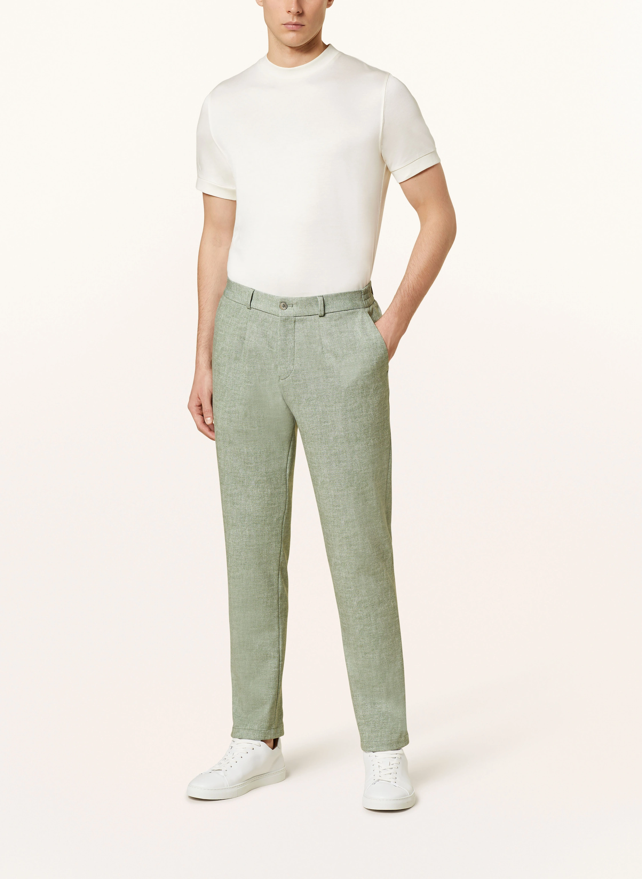 PAUL Anzughose Slim Fit aus Jersey