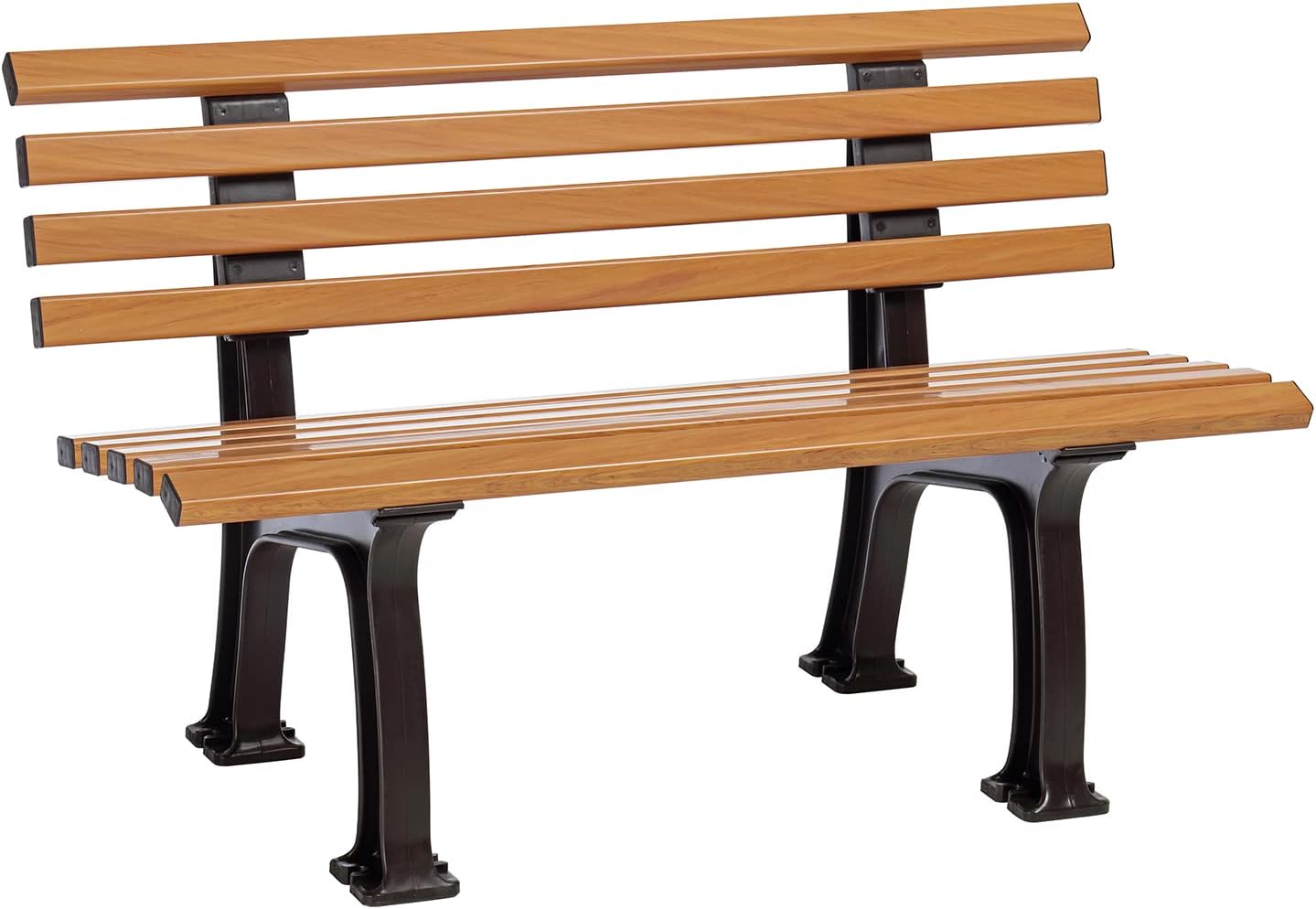 Blome Sitzbank Ibiza – Gartenbank in Holzoptik, Parkbank für Garten, Balkon, Terrasse, 2-Sitzer, Made in Germany
