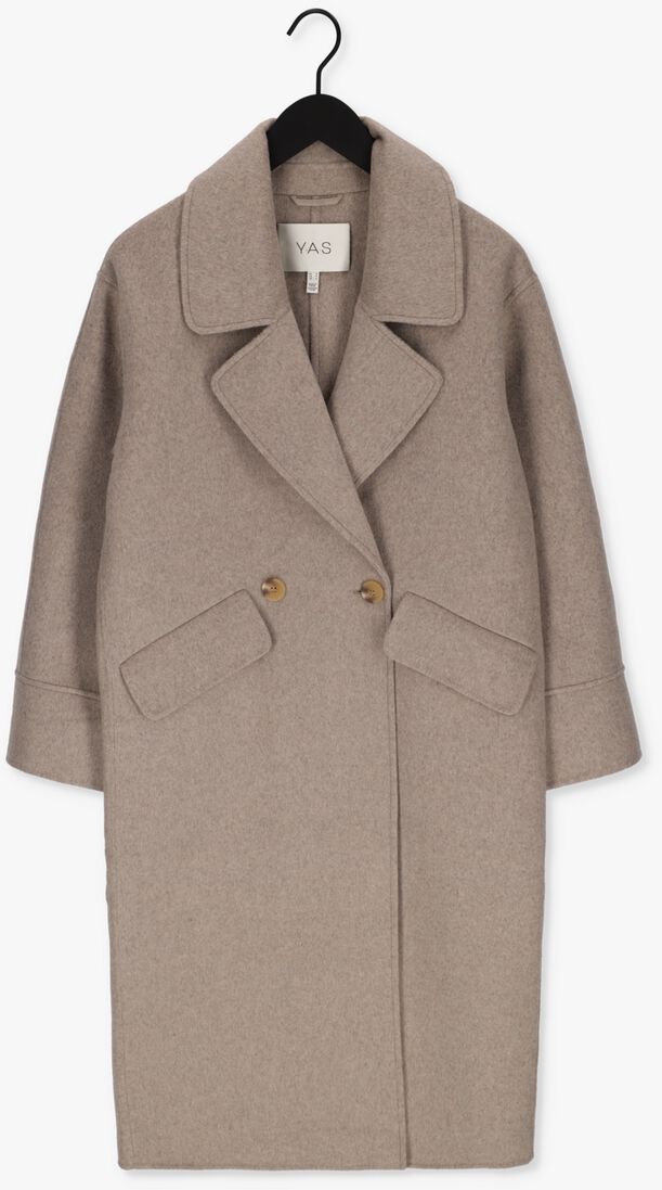 Y.A.S. taupe y.a.s. mantel yasalima handmade wool mix