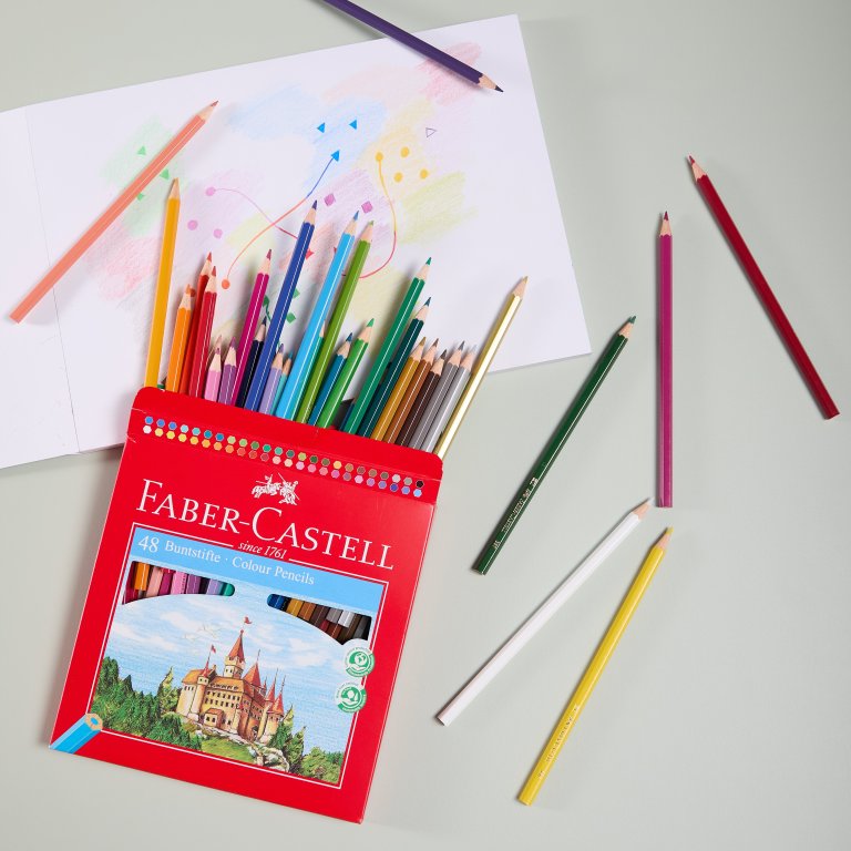 Faber-Castell Farbstift Castle, 48er-Set