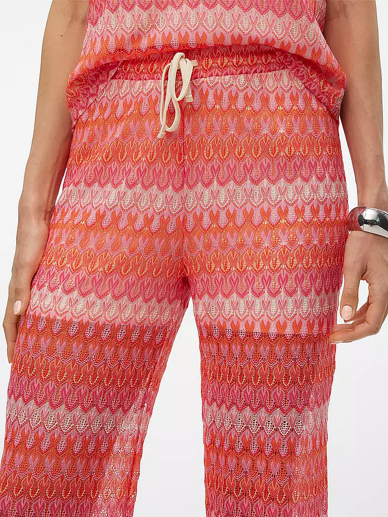 VERO MODA Hose Wide Leg VMDICTE rot