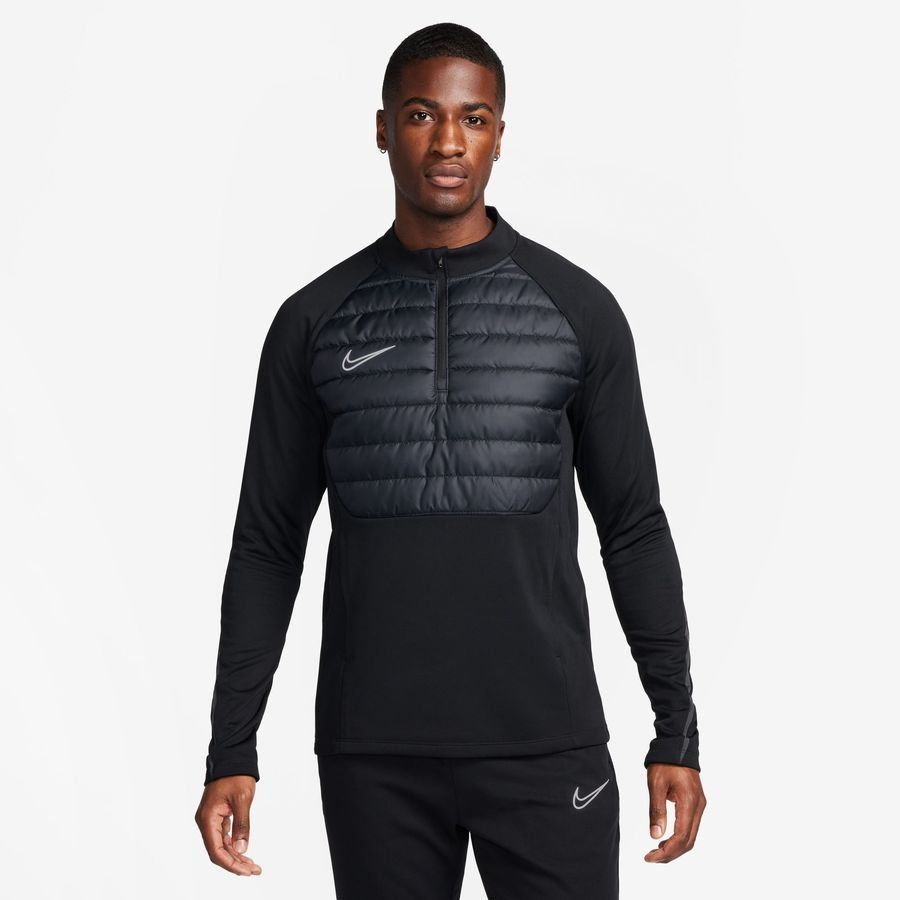 Nike Maillot d'Entraînement Therma-FIT Academy Drill Winter Warrior - Noir/Gris/Argenté