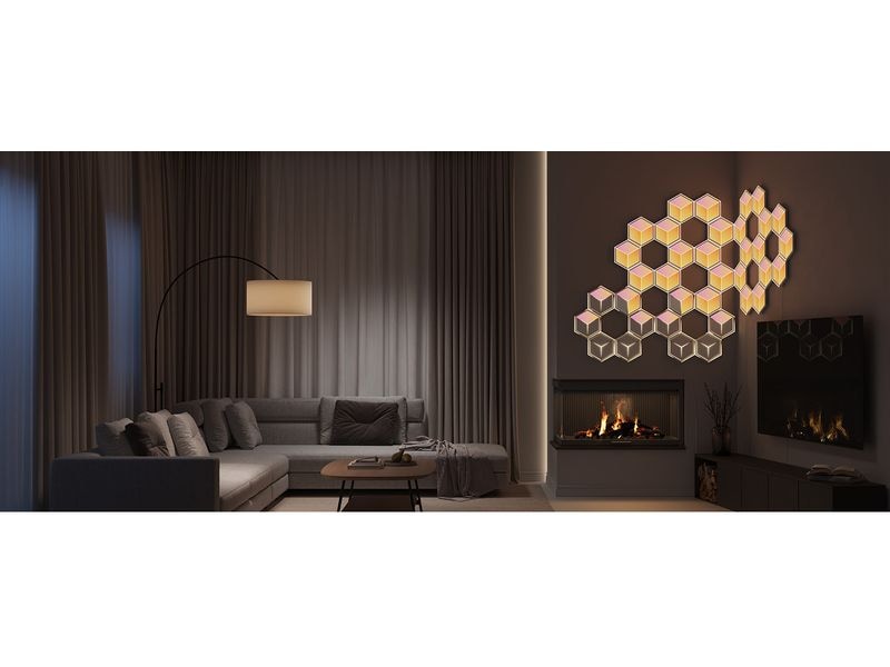 Govee Panelleuchte Glide Hexa Ultra, 7er-Pack, RGBIC Innovative 3D-Lichtpaneele