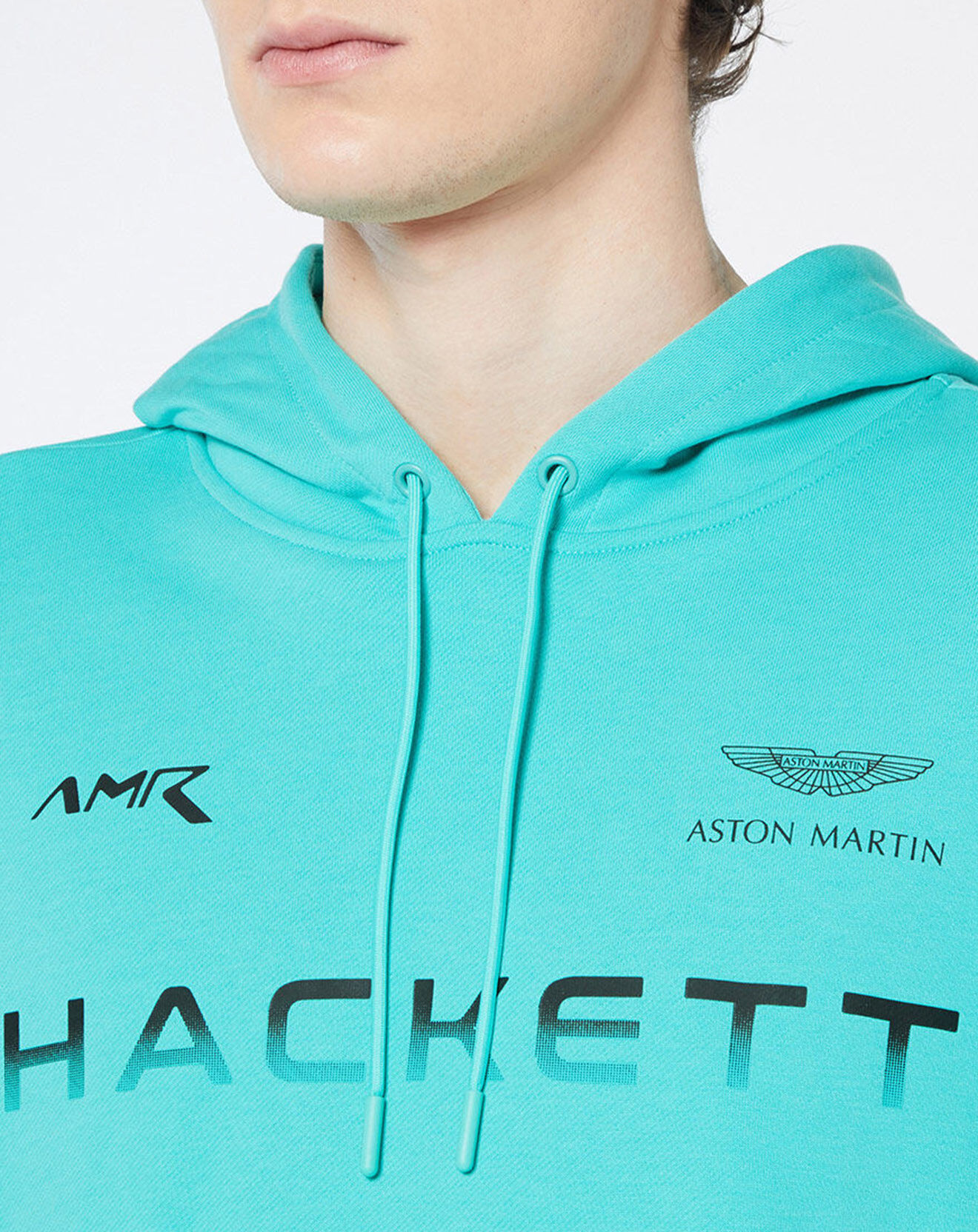 Hackett London Sweat à capuche Aston Martin Racing bleu moyen