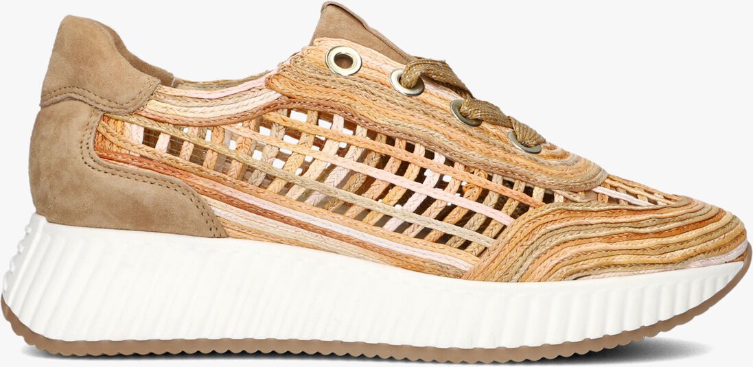 bruine softwaves lage sneakers ariana