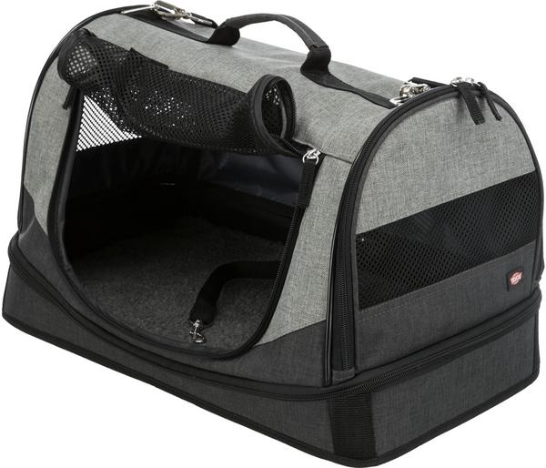 Trixie Transporttasche Holly, schwarz/grau,