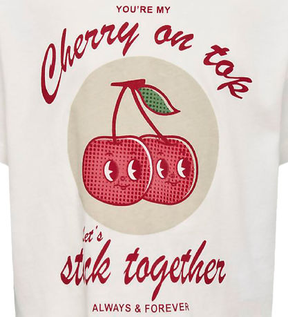 Kids Only T-Shirt - KogCharlotte Life - Cloud Tänzerin/Happy