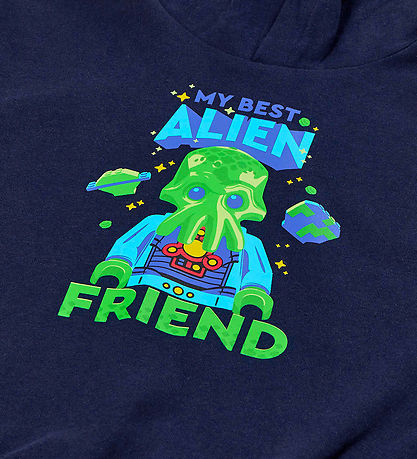 LEGO® Wear Kapuzenpullover - LWSaku - Dark Navy m. Alien