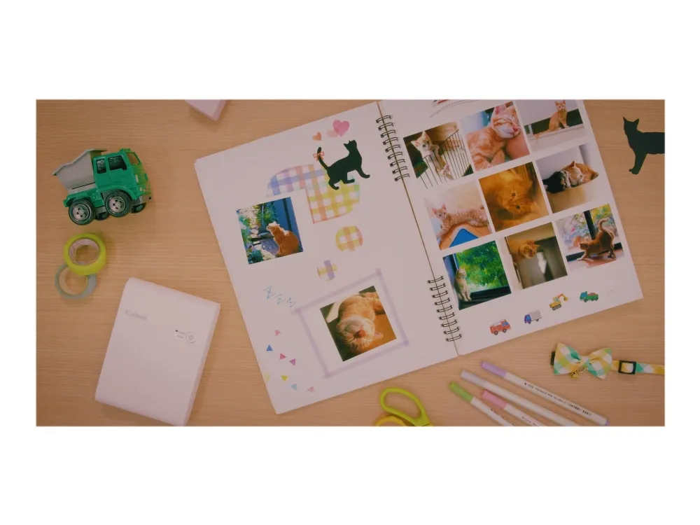 Canon SELPHY Square QX10 - Printer - farve - farvesublimering - 72 x 85 mm op til 0.7 min./side (farve) - Wi-Fi - hvid