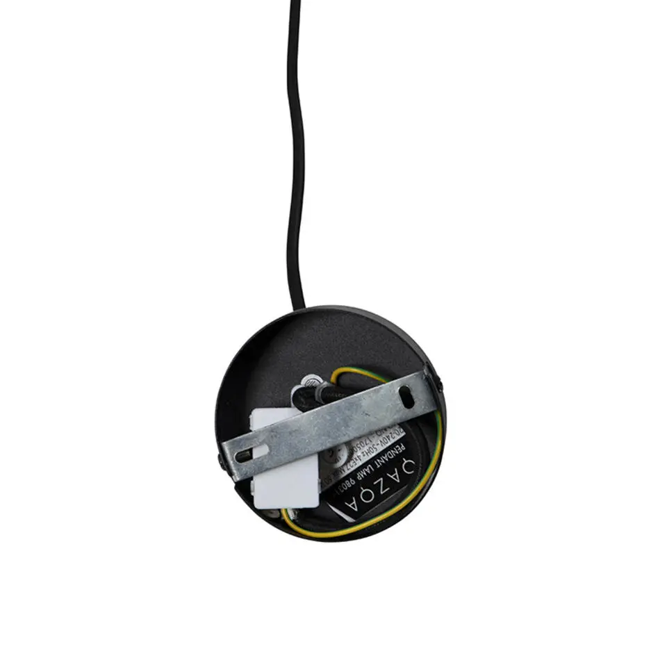 Qazqa hanglampen cage zwart e27
