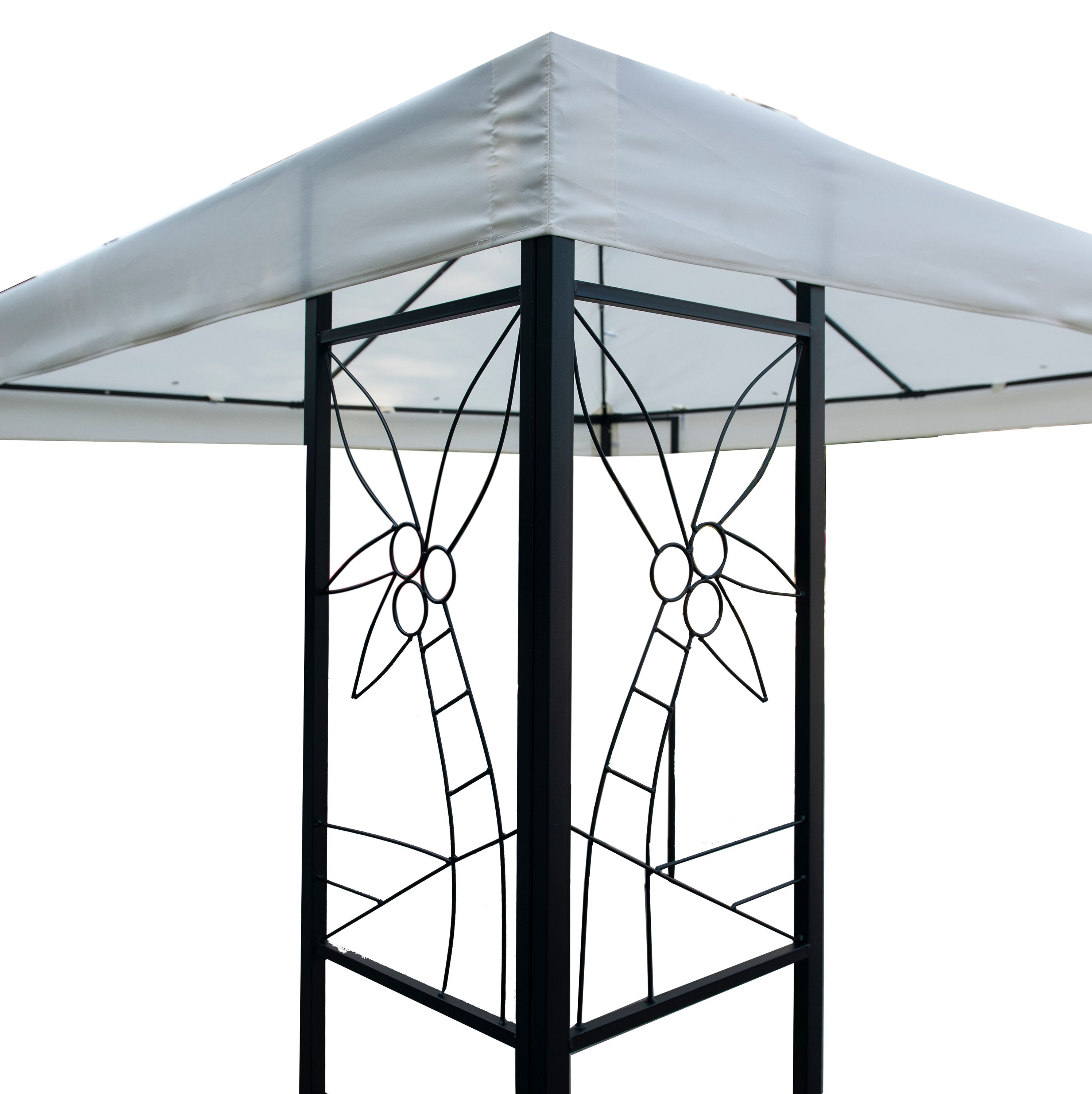Gartenpavillon HOWEA 3 x 3 m weiss