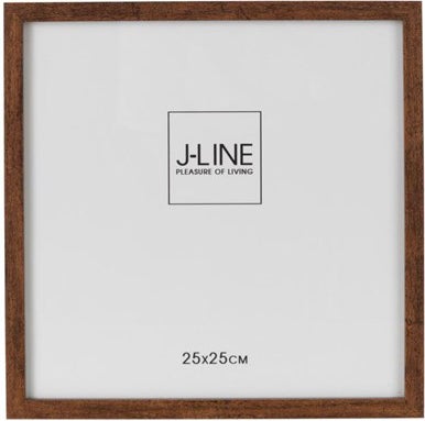 J-Line fotolijst Govert bruin 25 x 25 cm