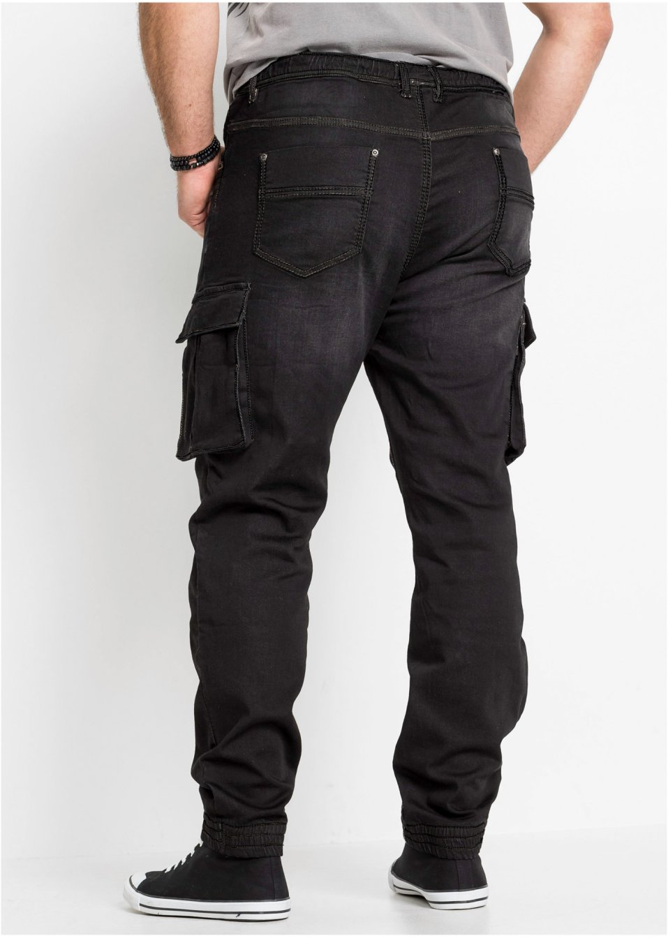 Jean Cargo Slim Fit Straight à enfiler