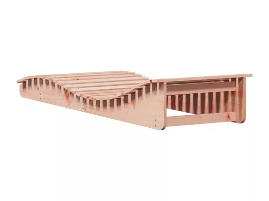 Chaise longue 205x70x31,5 cm bois massif de douglas