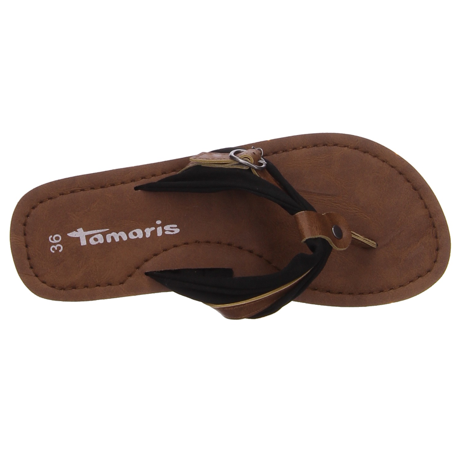 Tamaris Pantolette schwarz schwarz