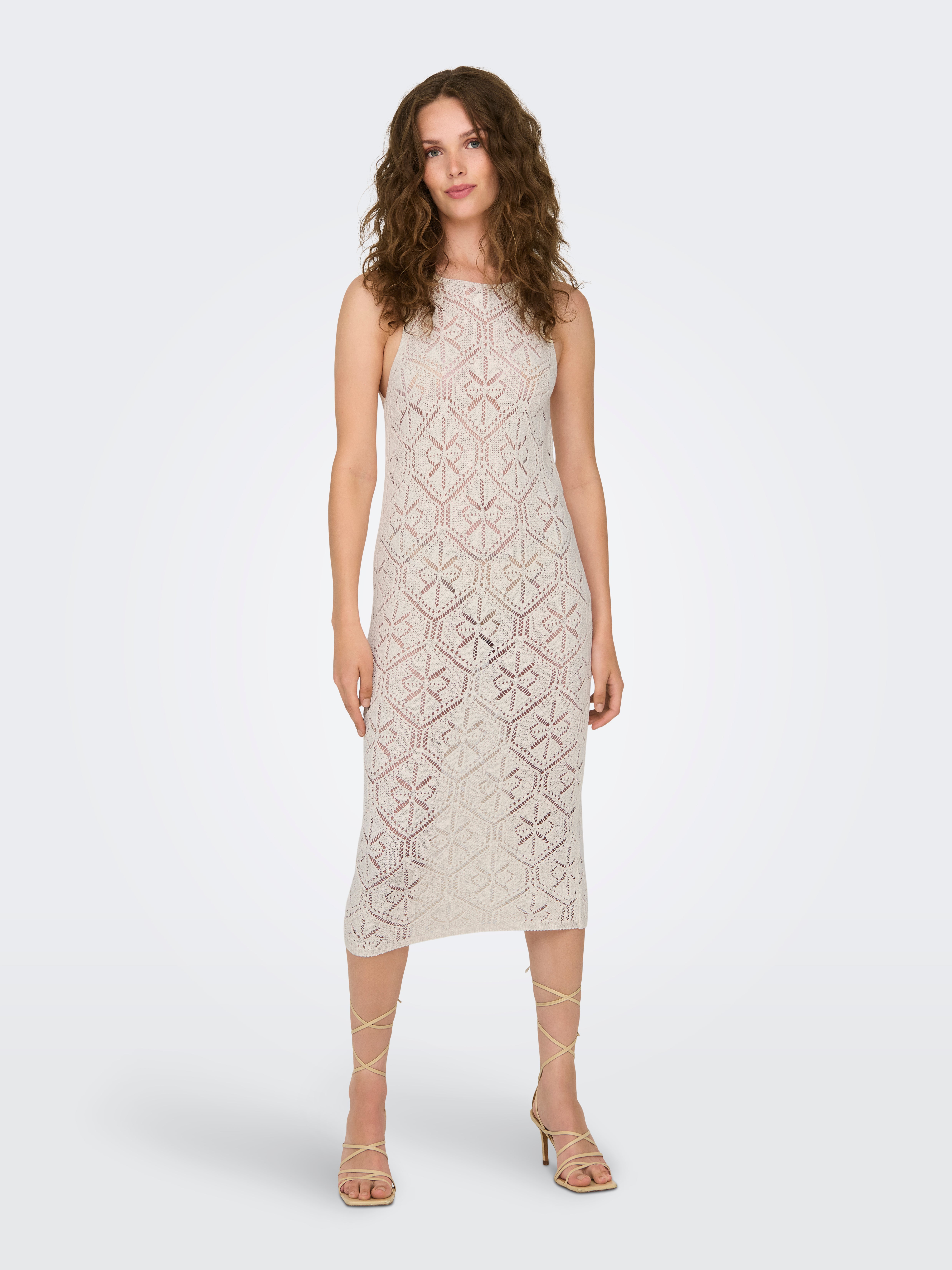 JDYSUSANNAH Langes Kleid Ecru