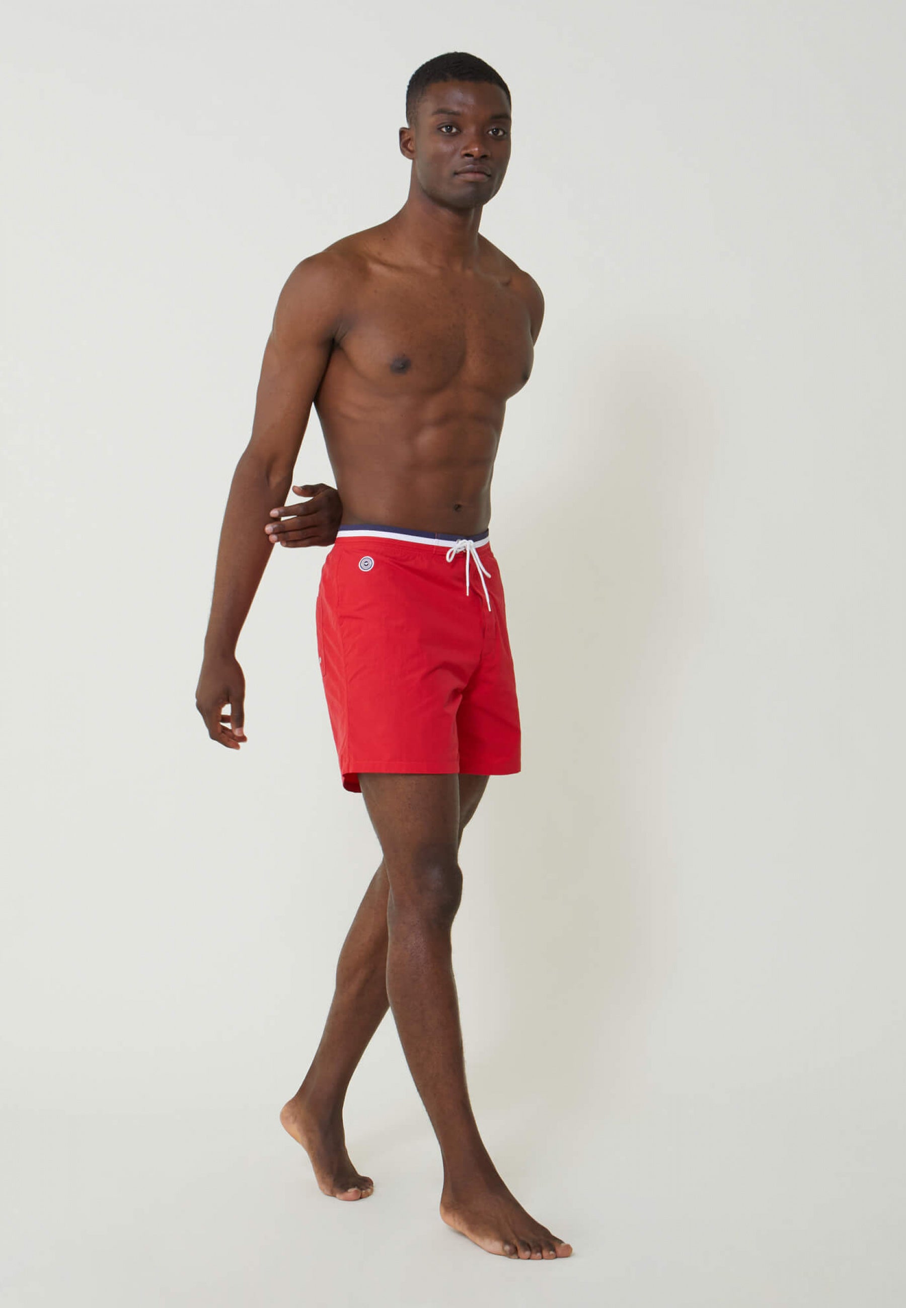 Short de bain court-Capitaine Rouge