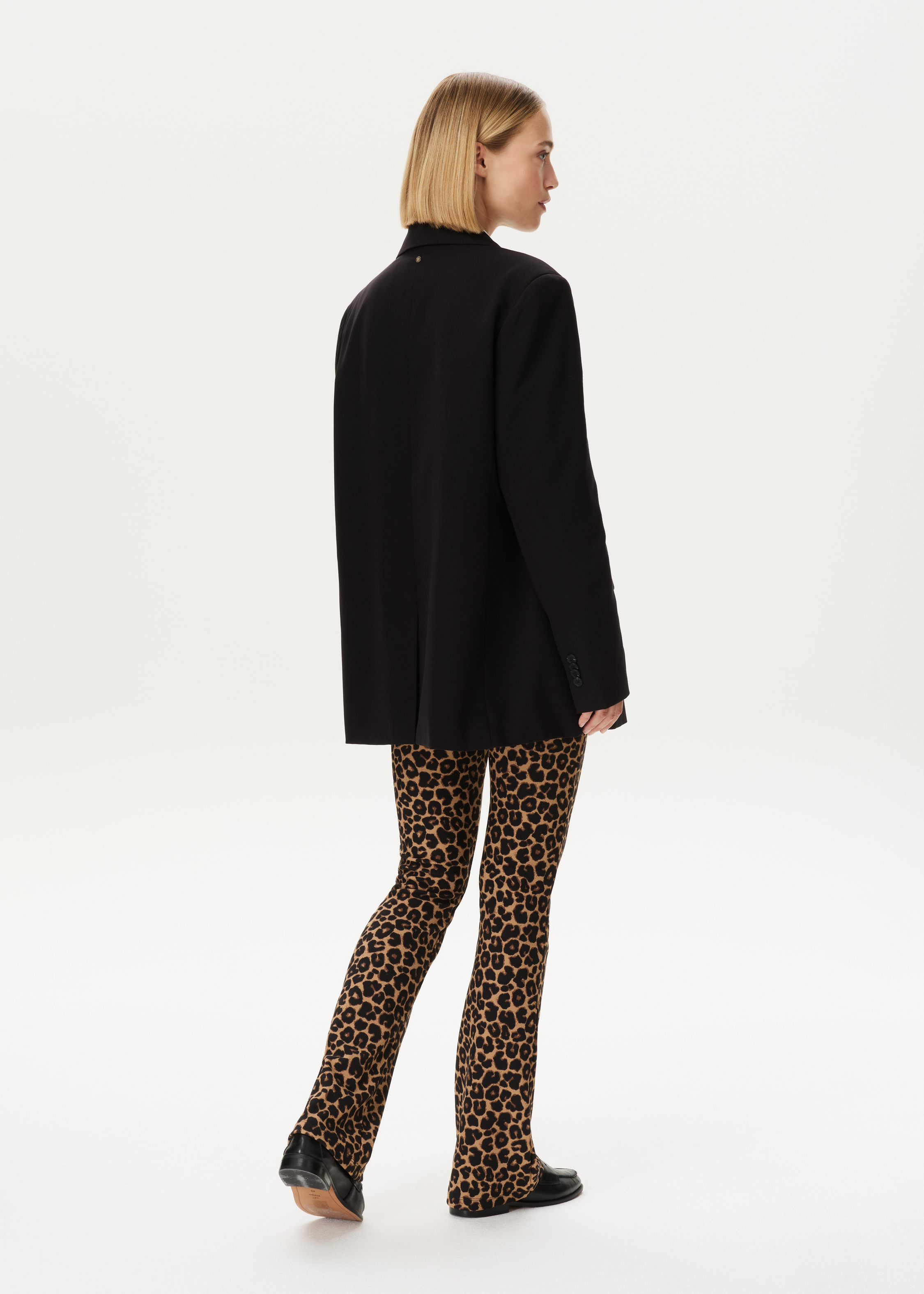 Flare legging met print