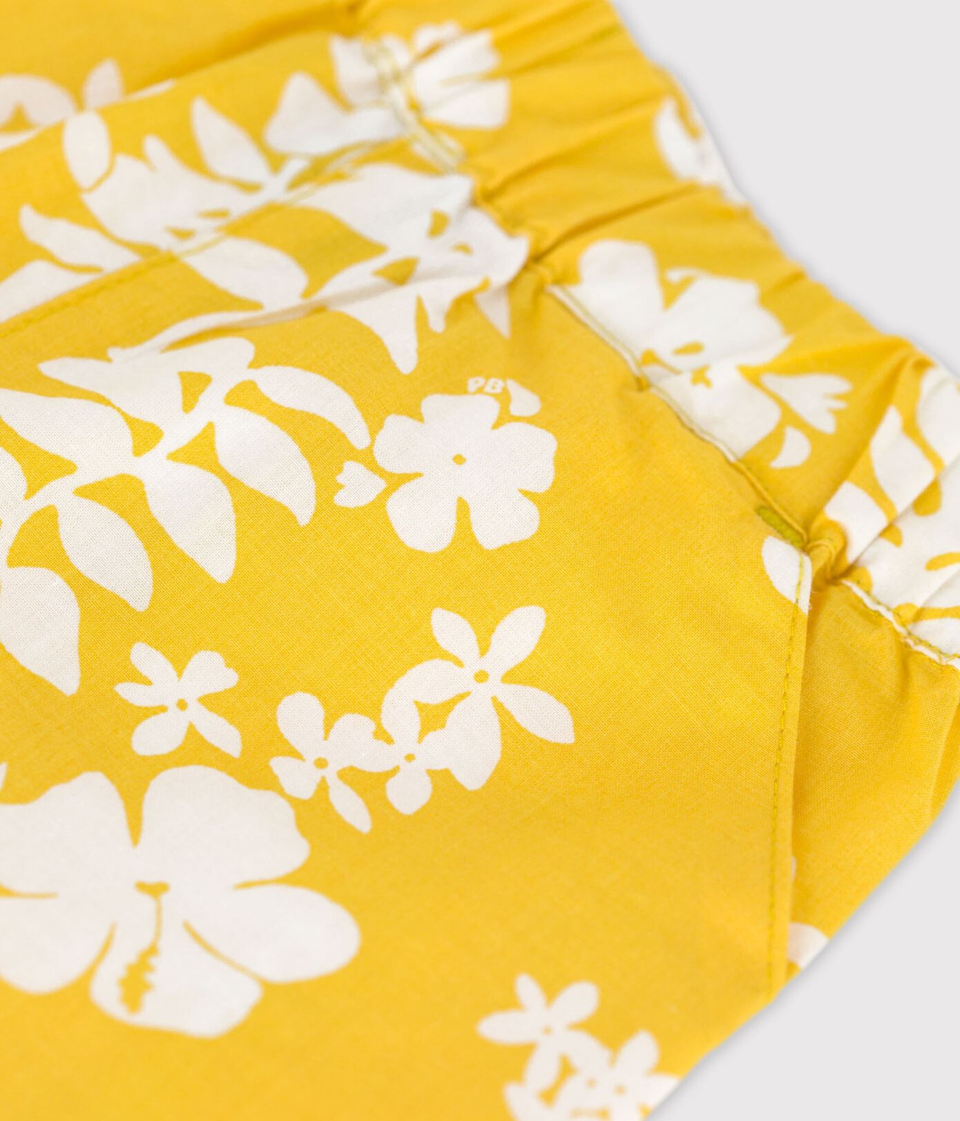 Short imprimé Hawaï en popeline bébé
