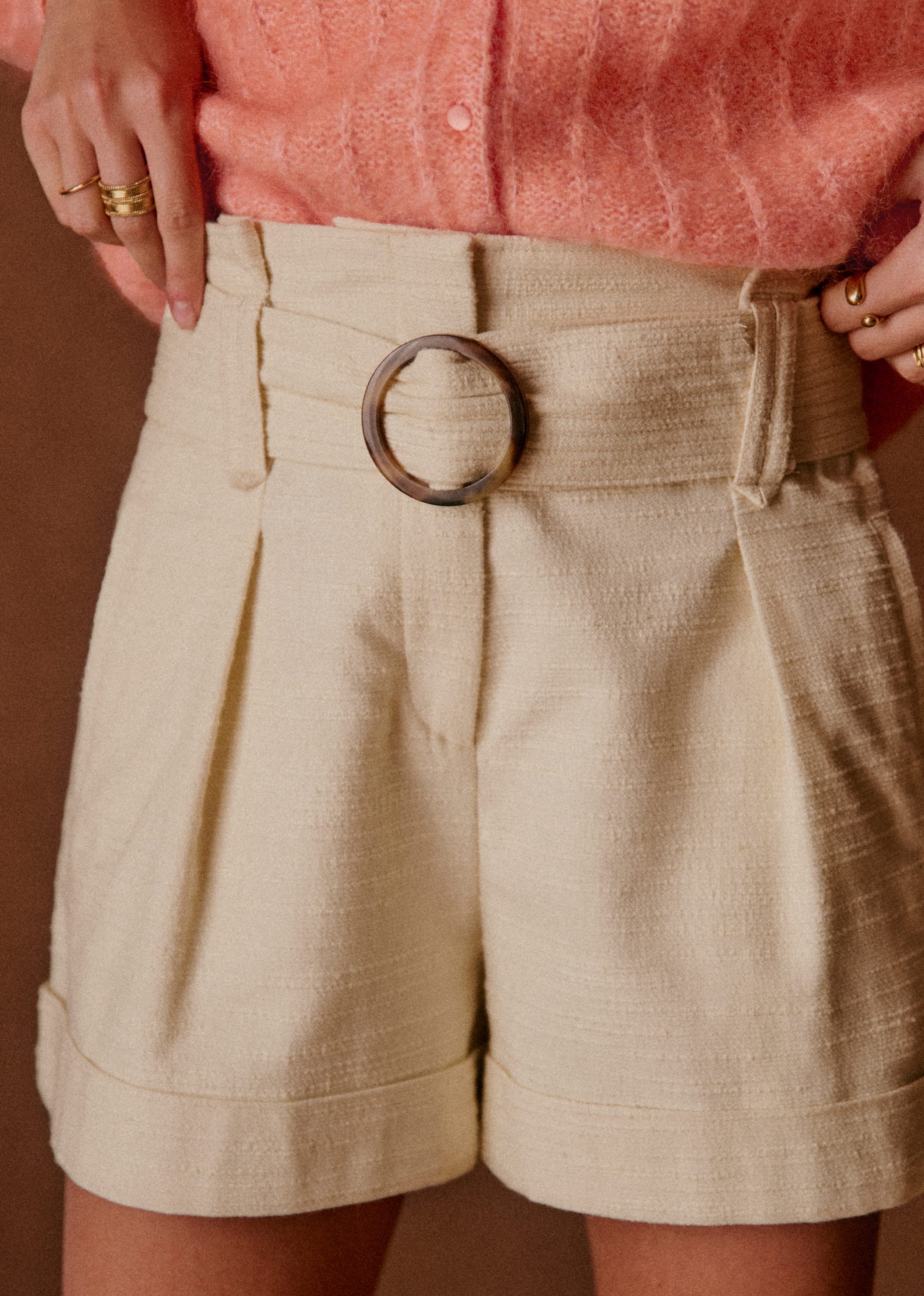 Short Rome - Ecru - E-SHOP/JUPES & SHORTS 5905633