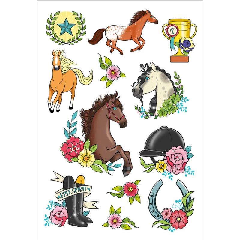 Tattoo Mania, Equitation - Multicolore