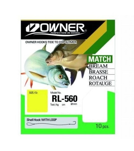 Owner RL560 Bas de Ligne Poissons Blancs (10 pièces) (70cm)