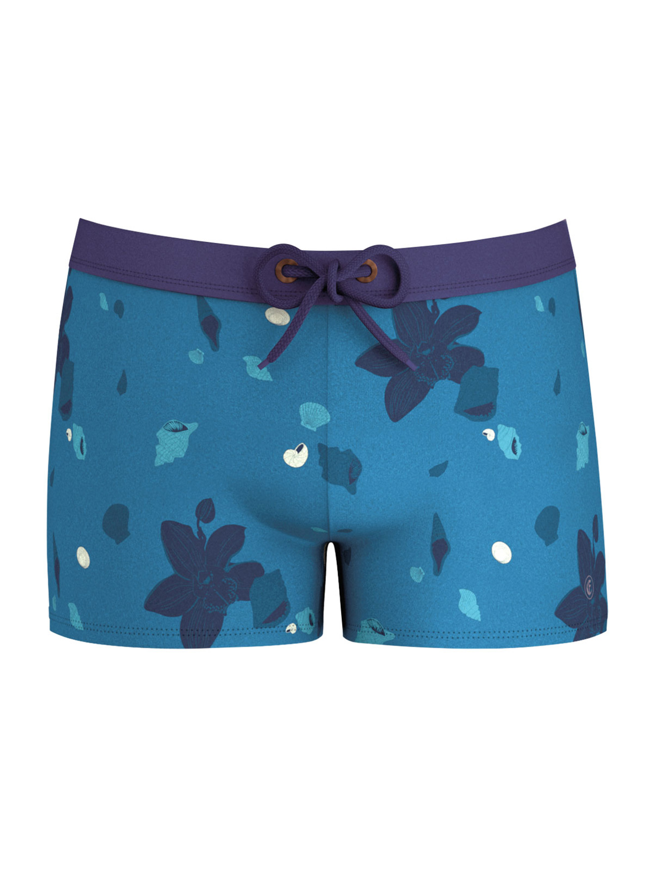 Boxer de bain Lagon en matière recyclée