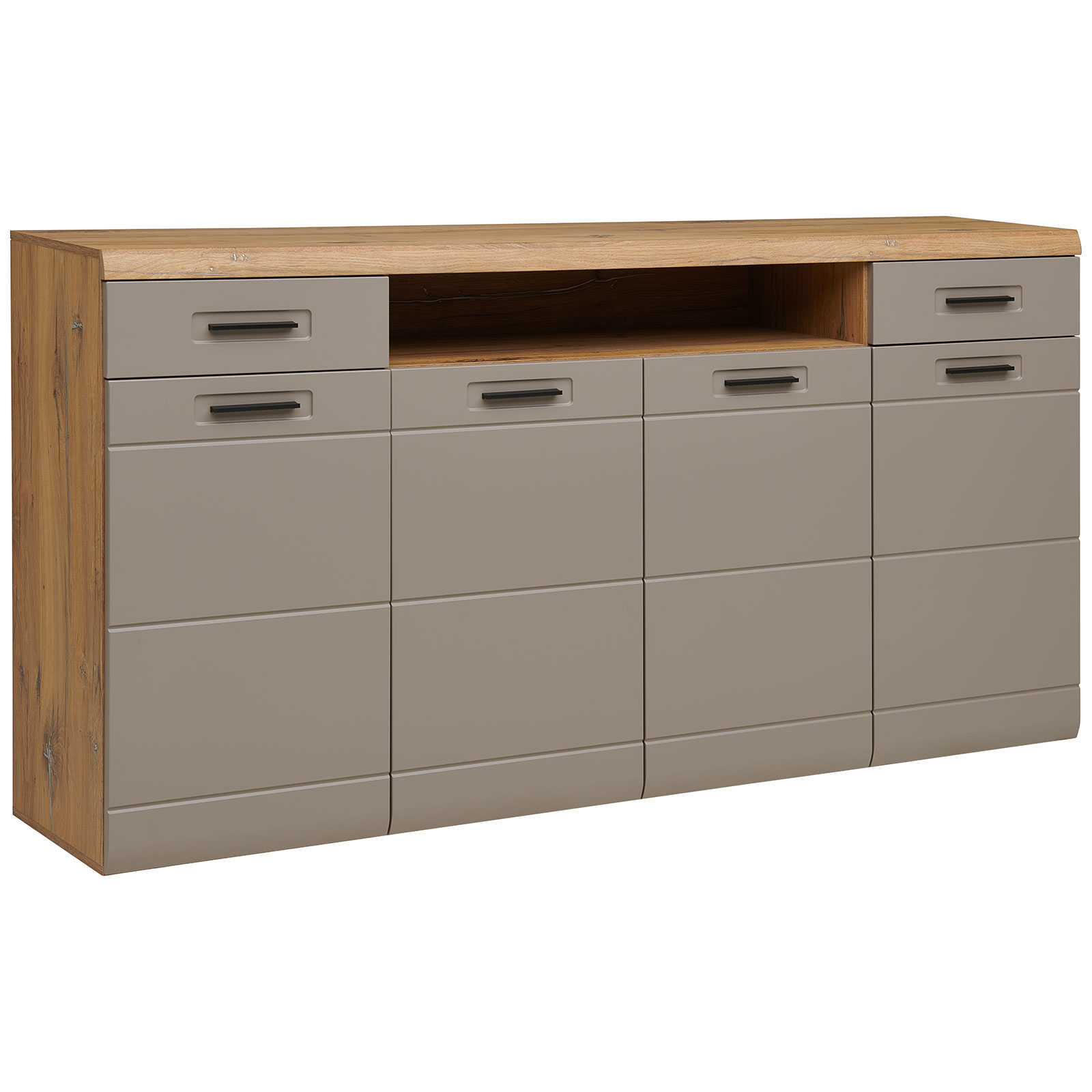 Luca Bessoni Sideboard AURIS - Basalt - Flagstaff Eiche - 200 cm
