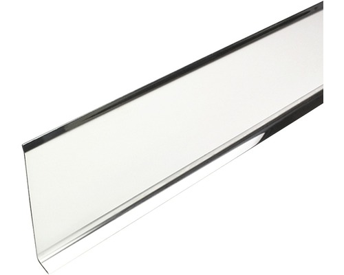 Aluminium plint maken, 250 cm lang, 6 cm dik