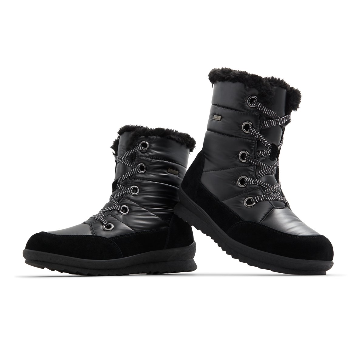 BANFF TRAIL-Froreri-Bottillon d'hiver - Talon plat - Noir