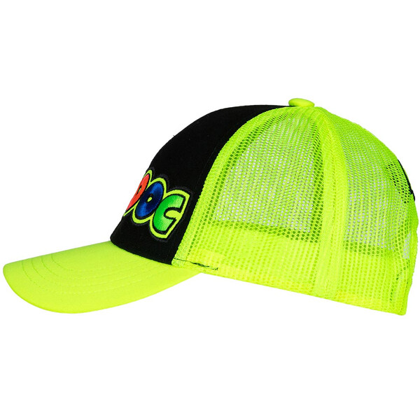 VR46 - Casquette enfant The Doc Jaune fluo / Noir