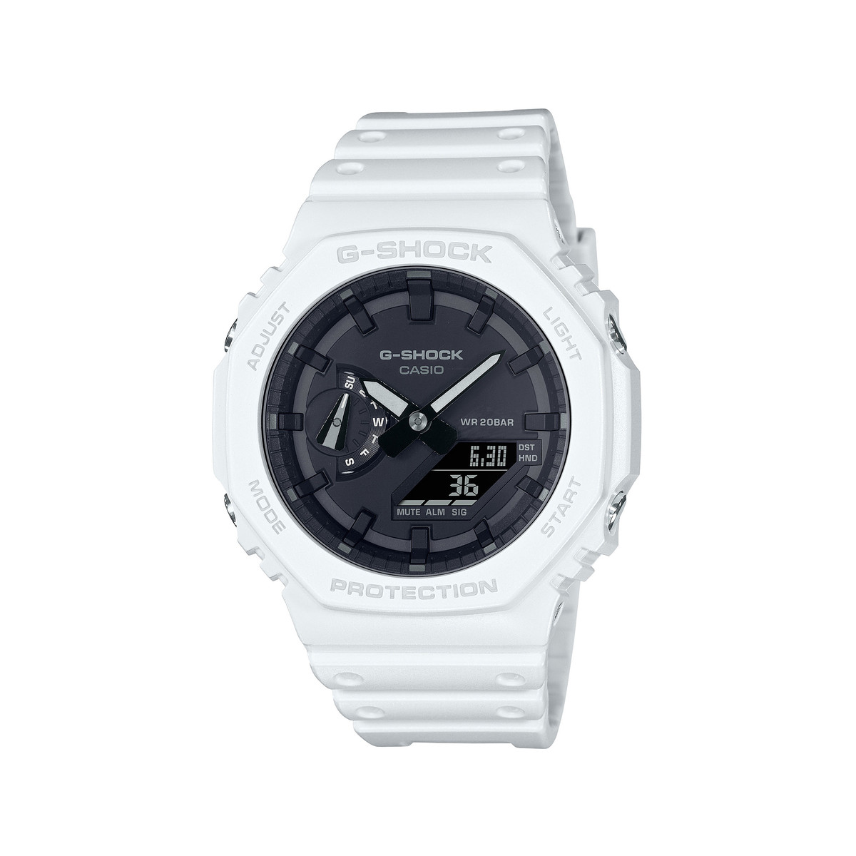 Montre G-SHOCK classic homme bracelet resine blanche