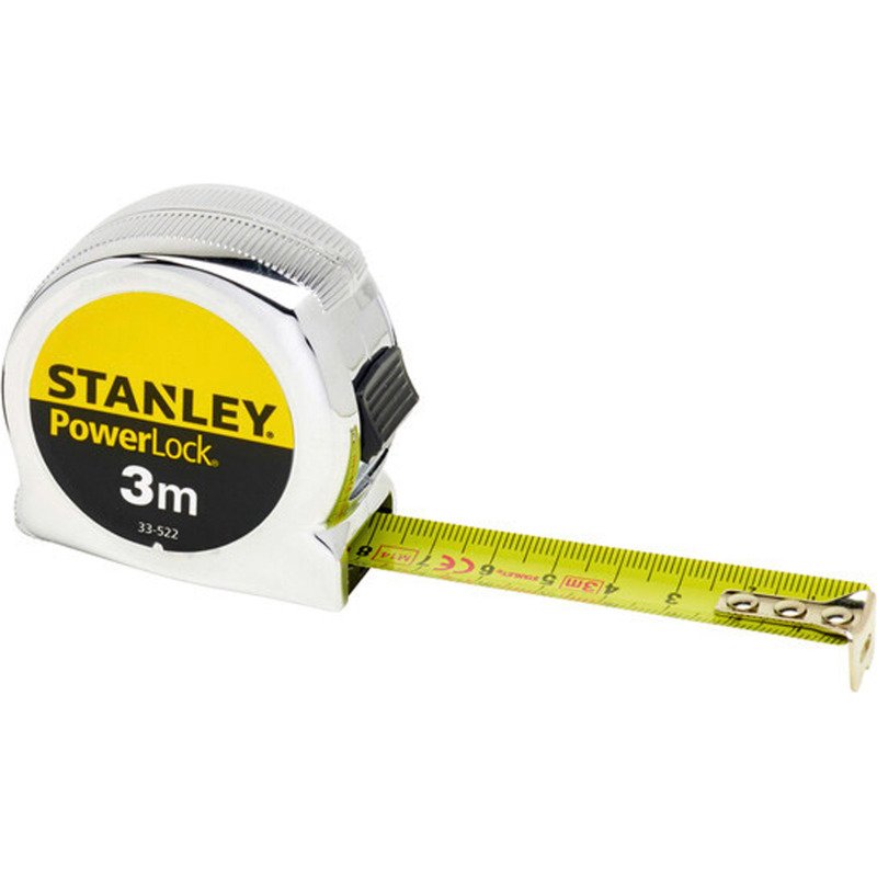 Mètre ruban Stanley Powerlock 3 m x 19 mm