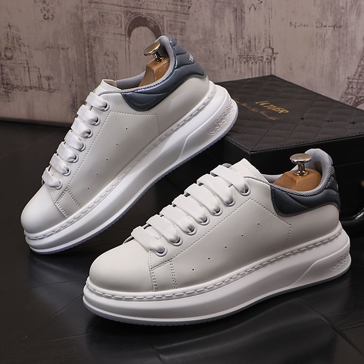 Mr Ozera - Tweekleurige platform sneakers