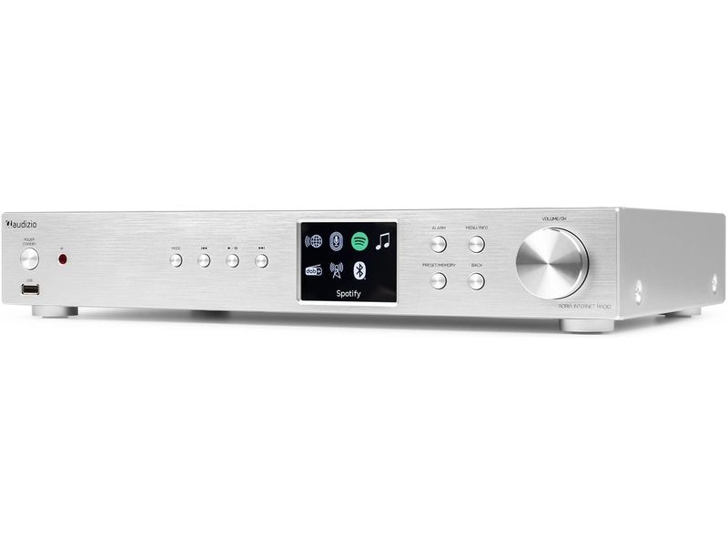 Audizio Radio-Tuner Adria Aluminium All-in-One WLAN-Internetradio