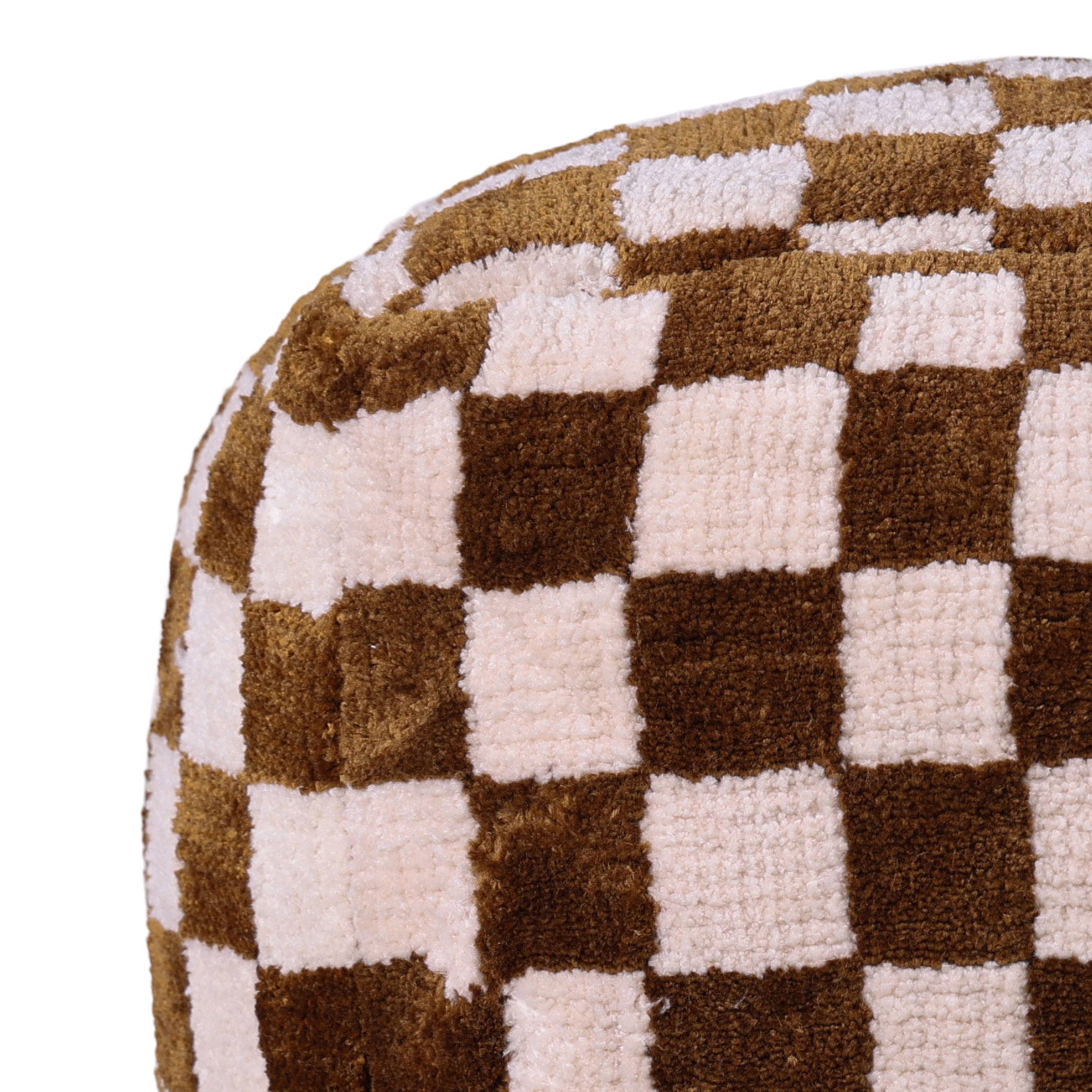 Poef Liam cognac 45cm