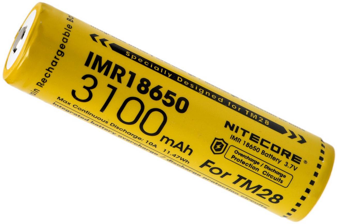 Nitecore IMR18650-accu voor de Nitecore TM28 (10A) 3100mAh