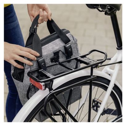 Sacoche de Porte Bagage Klickfix Roomy GT Pois Argent
