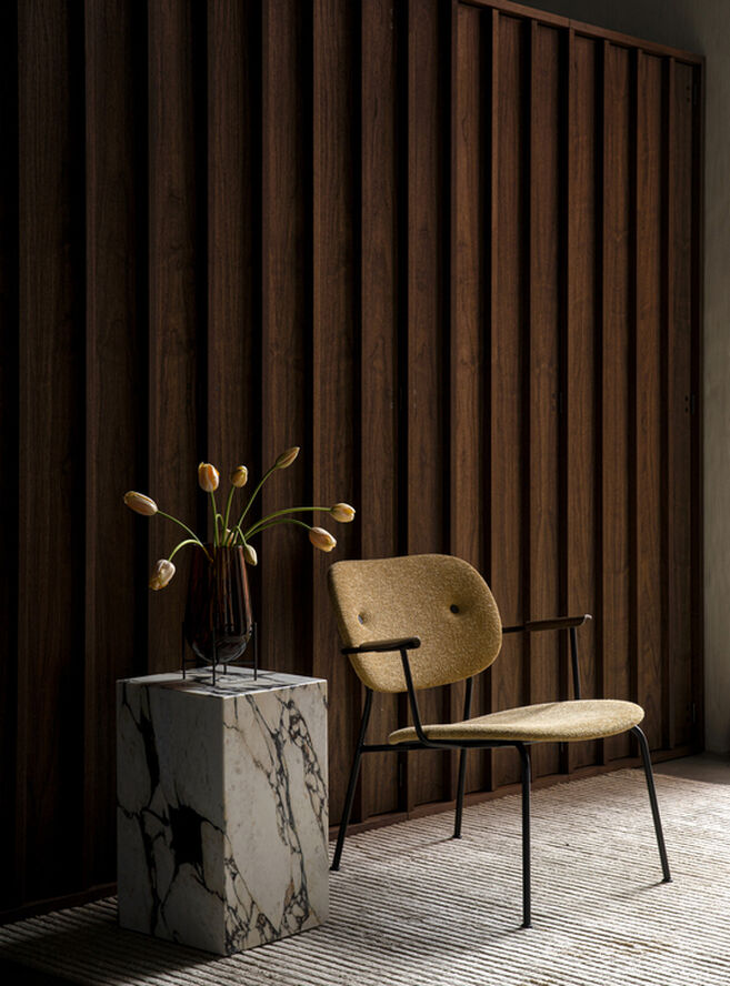 Audo Copenhagen Plinth Tall, Calacatta Viola Beige