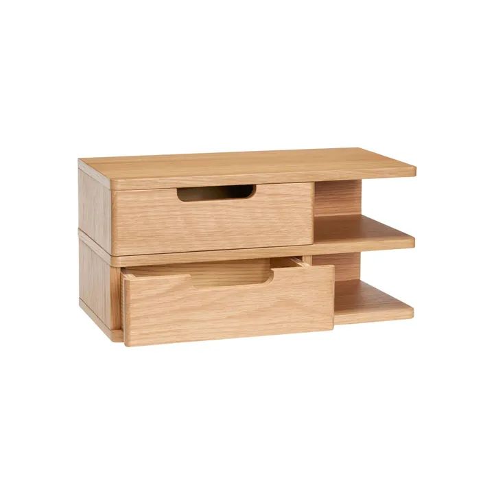 Hübsch Table de chevet en chêne