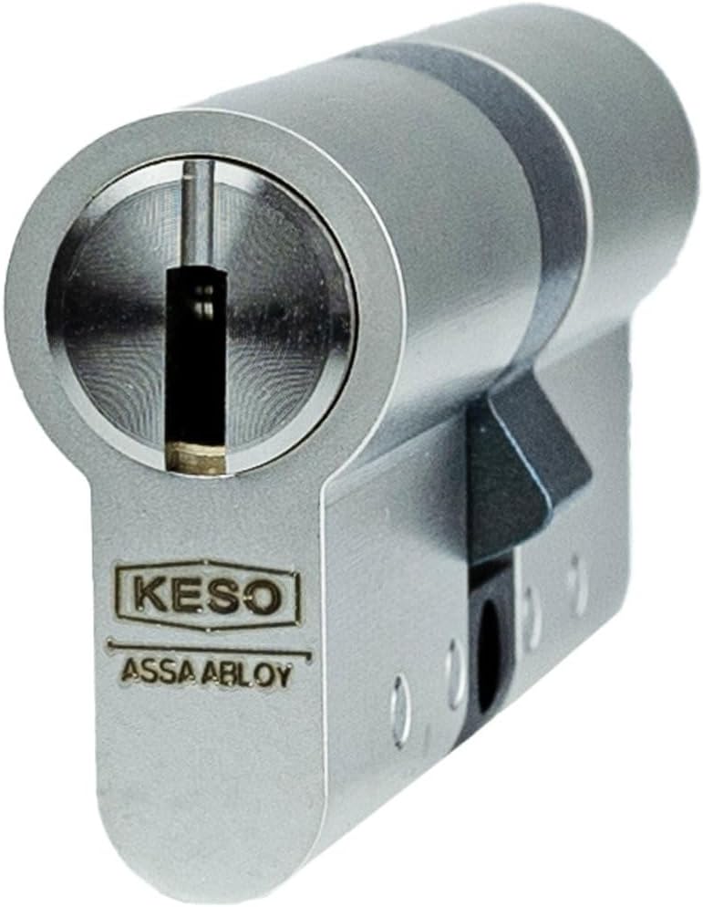 KESO 8000 Omega² 81.A16 Doppelzylinder 30/40 mm | Modularer Schließzylinder Profilzylinder | Aktiv-Kopierschutz Not- und Gefahrenfunktion/Prioritätsfunktion | Sicherungskarte + 5 Schlüssel