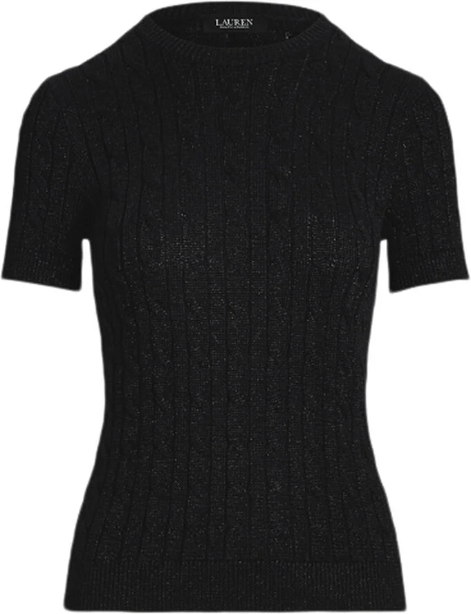Lauren Ralph Lauren CMB CTN/BR RYN/LRX-SS SWEATER Sort