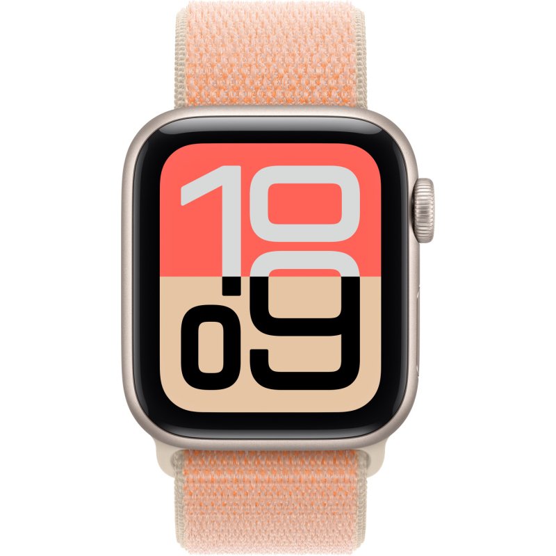 Apple MHYN4ZM/A accessoire intelligent à porter sur soi Bande Orange Polyester recyclé, Nylon recyclé, Recycled spandex