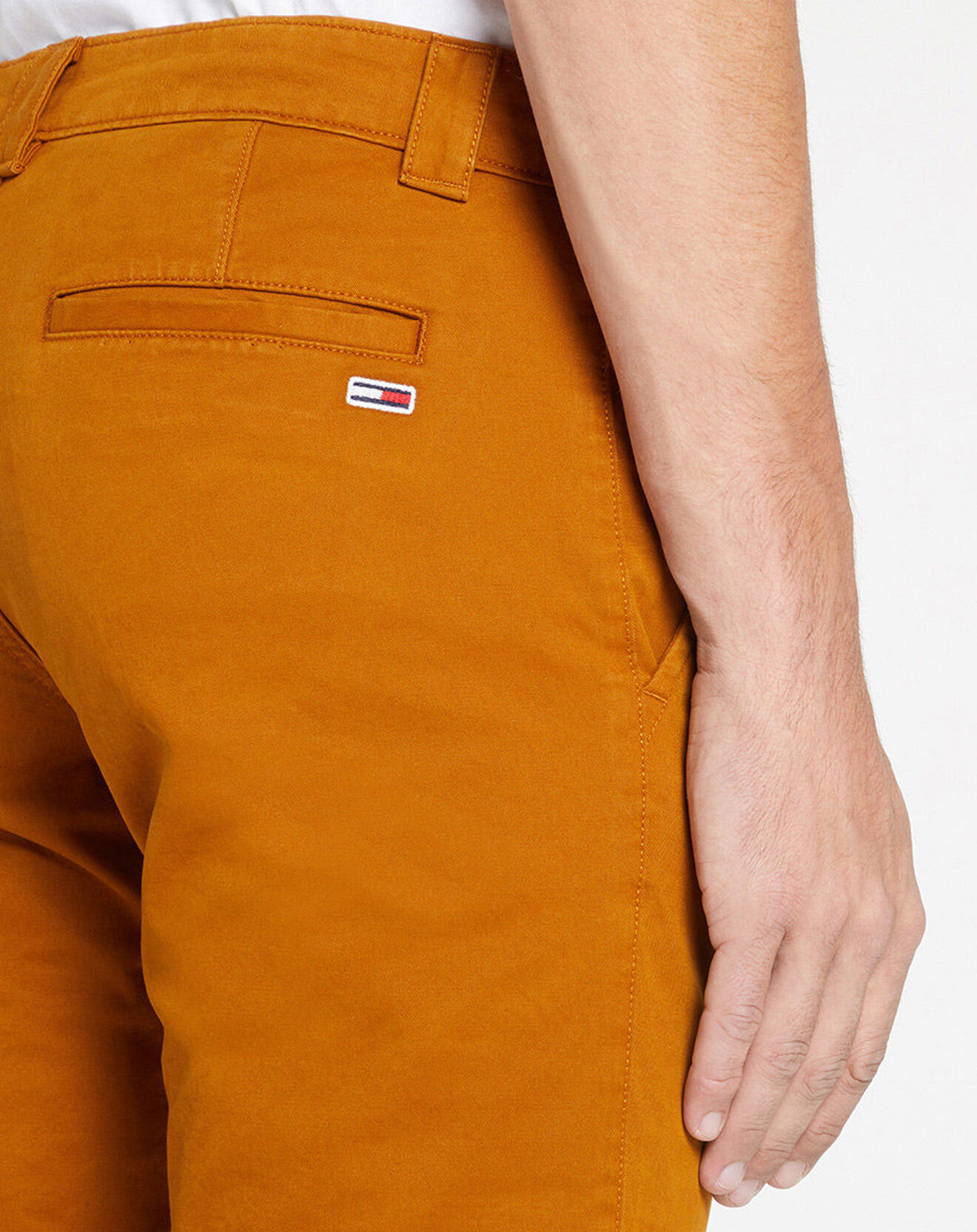 Tommy Jeans Pantalon chino Scanton caramel