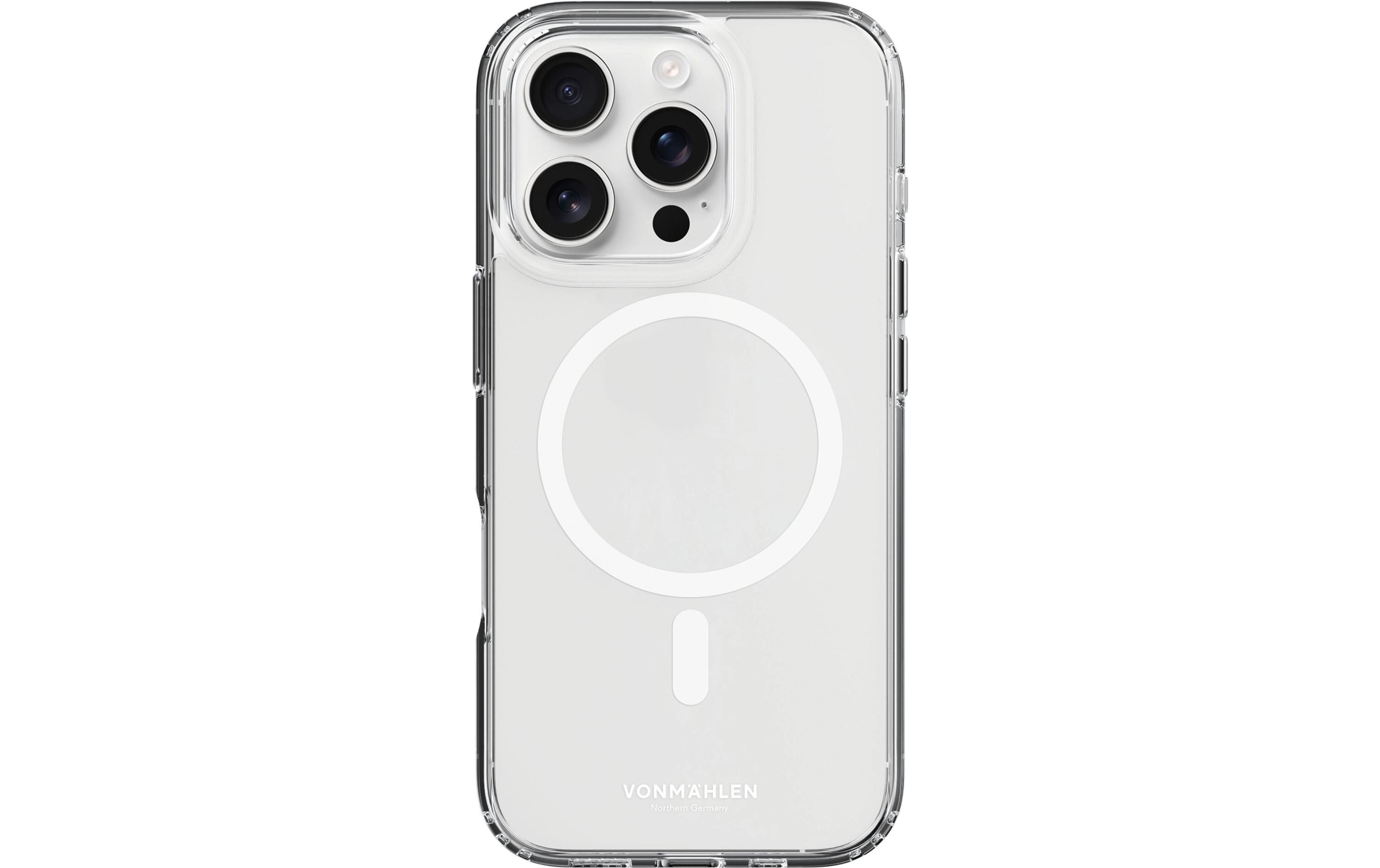 Back Cover Transparent iPhone 16 Pro WhiteSilicone Backcover für das Apple iPhone 16 Pro