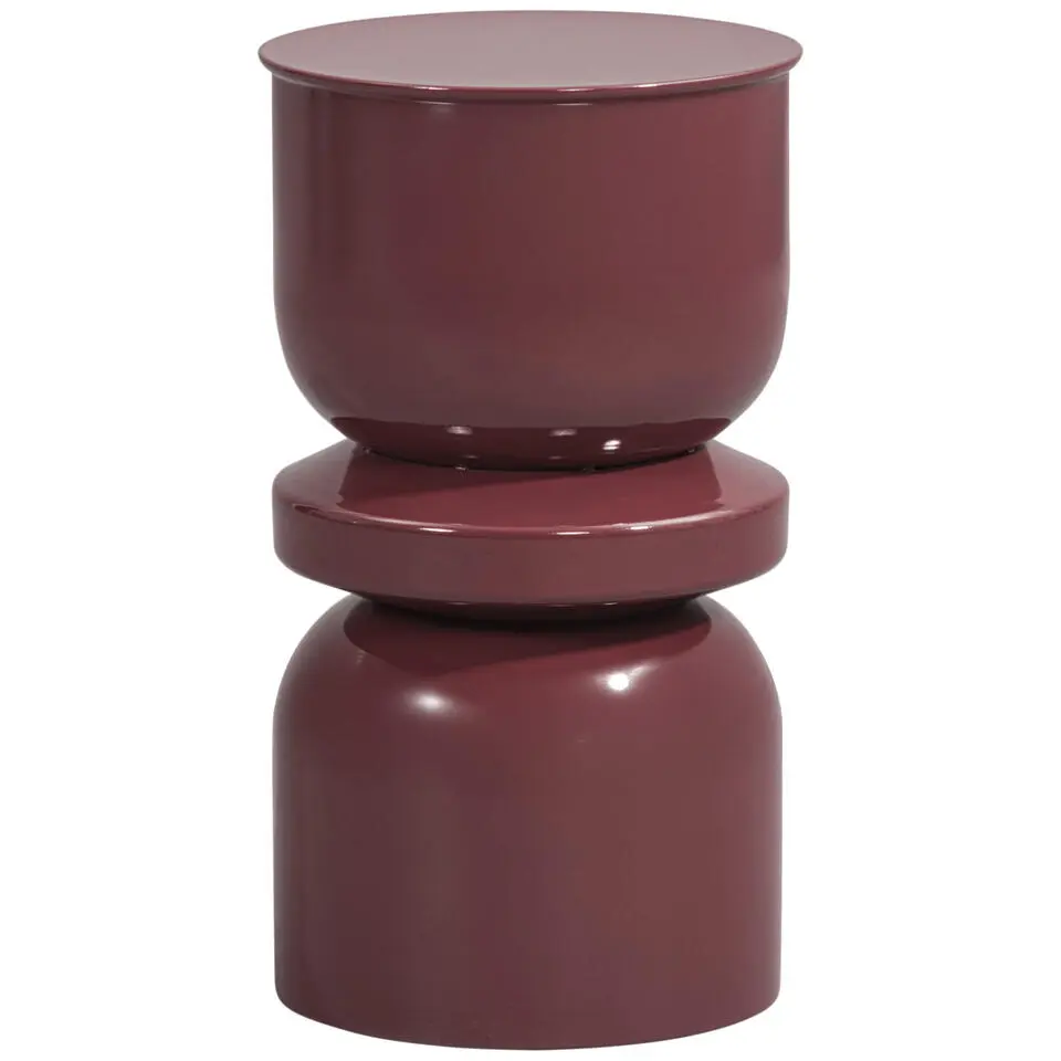 Bijzettafel Barcelona - paars - 55xØ31 cm